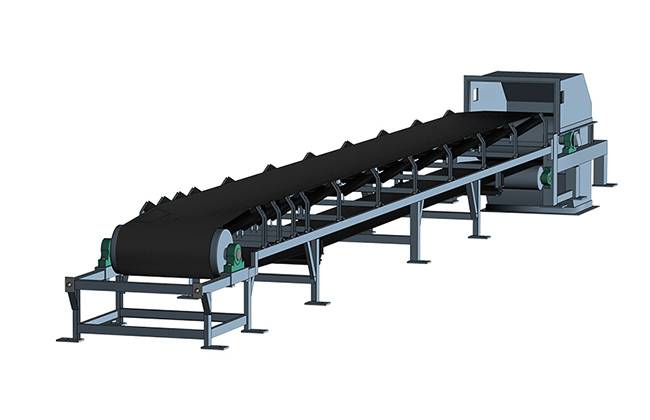 采用了結(jié)構(gòu)緊湊、剛性好、強度高的三角形機架，機架部分、中間架和中間架支
